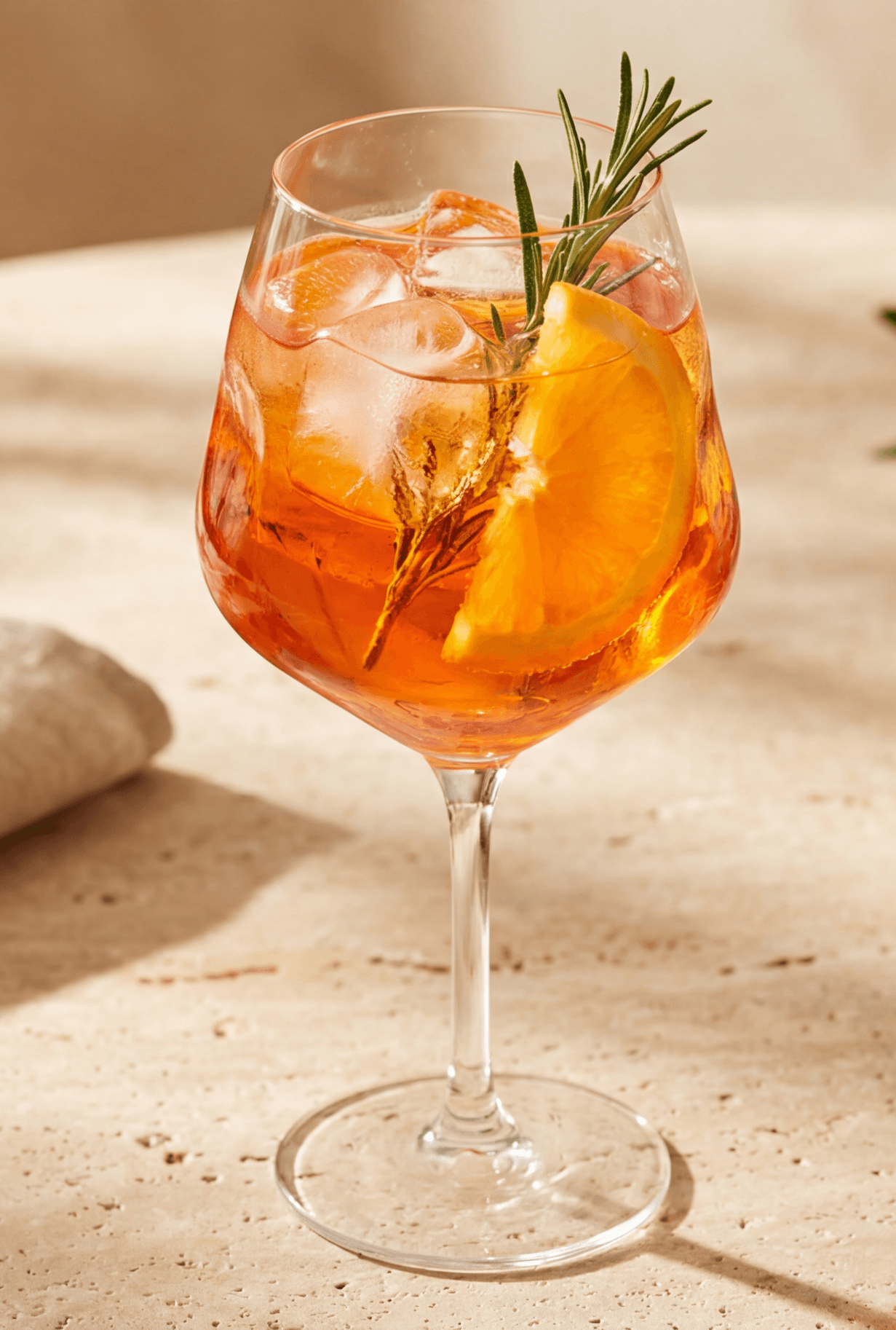 aperol spritz romarin orange cocktail ete