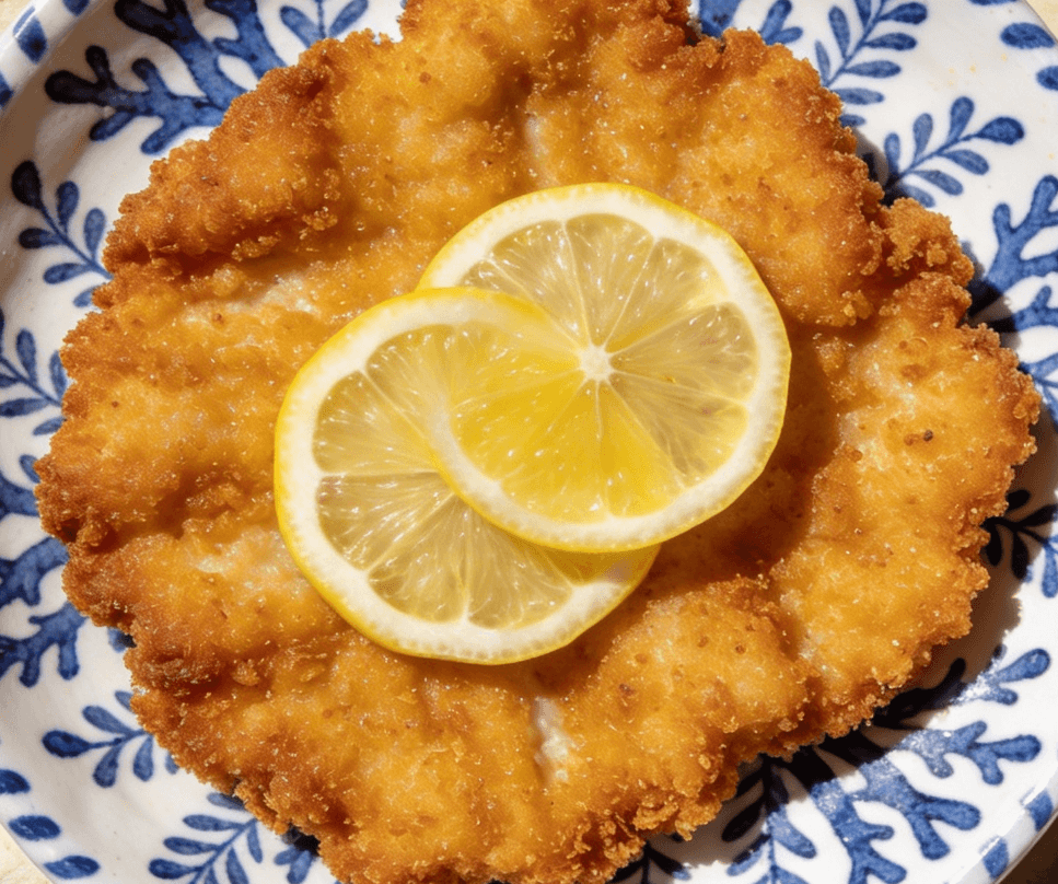 escalope panee citron cuisine italienne croustillante