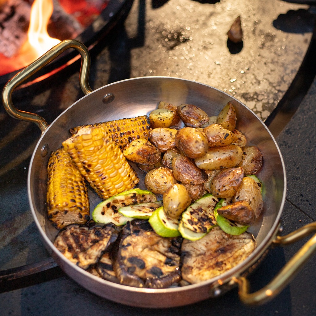 légumes grillées au brasero